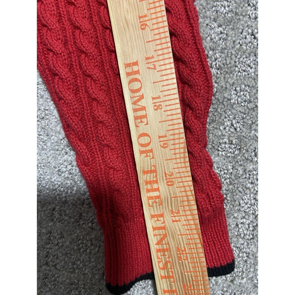 Vintage Liz Claiborne Sweater Womens Large Golf Cotton Cable Knit 1/4 Zip - Picture 11 of 11